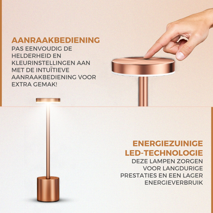 Stesh-living LuxeTouch - Draadloze Tafellamp