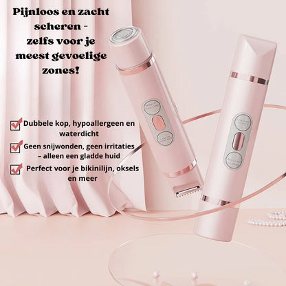Silky Shave - Comfort 2 in 1 Electric Lady Shaver