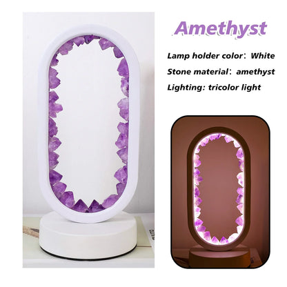 Aura Lamp - Natuurlijke kalmerende amethist lamp