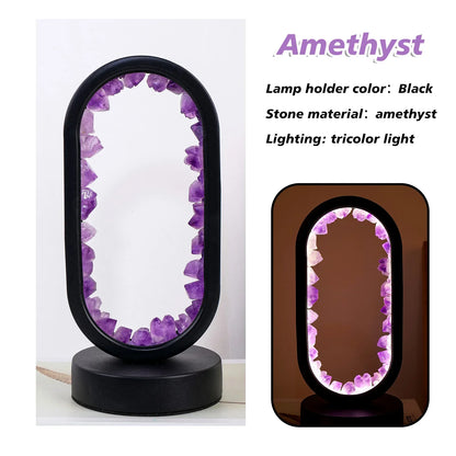 Aura Lamp - Natuurlijke kalmerende amethist lamp