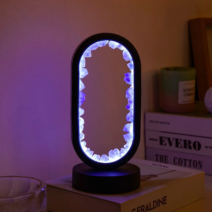 Aura Lamp - Natuurlijke kalmerende amethist lamp