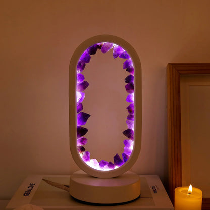 Aura Lamp - Natuurlijke kalmerende amethist lamp