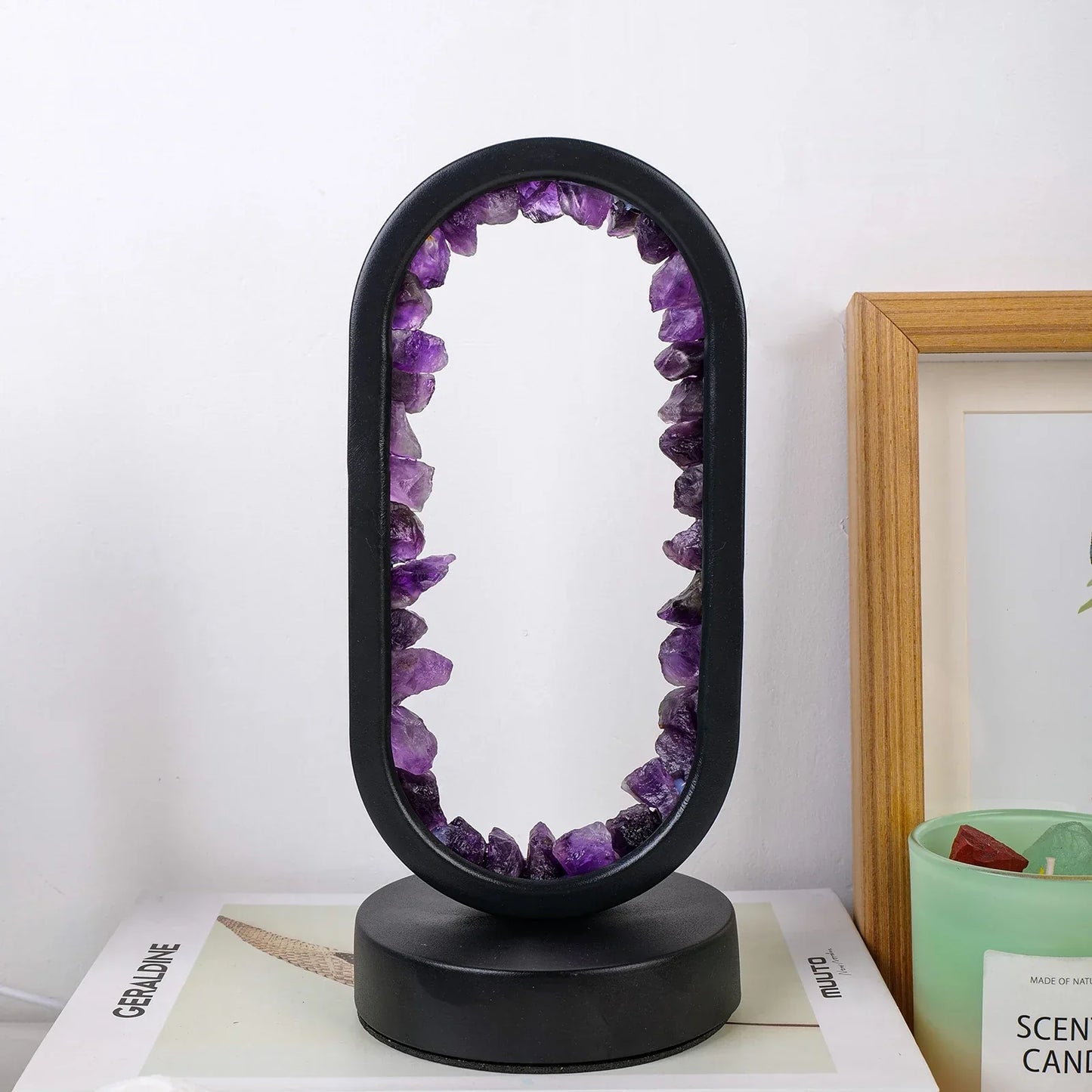 Aura Lamp - Natuurlijke kalmerende amethist lamp