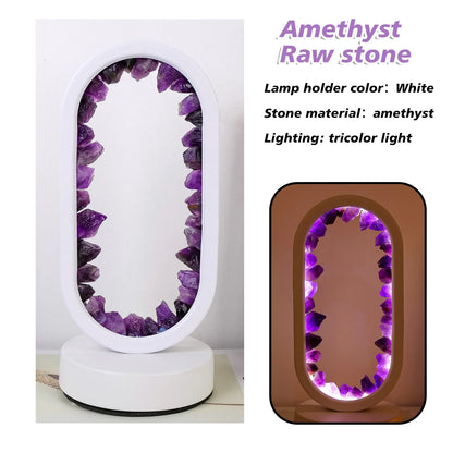 Aura Lamp - Natuurlijke kalmerende amethist lamp