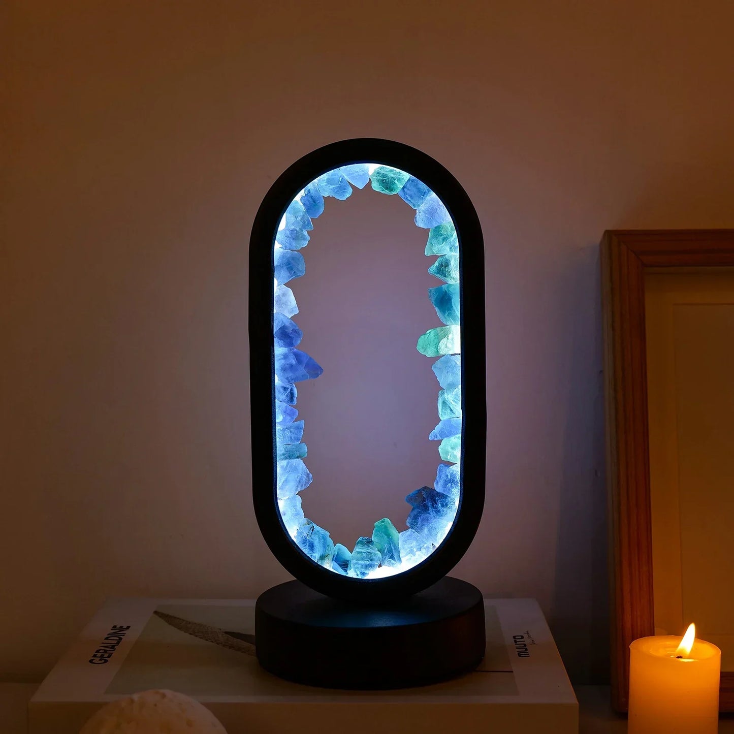 Aura Lamp - Natuurlijke kalmerende amethist lamp