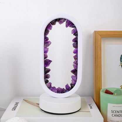 Aura Lamp - Natuurlijke kalmerende amethist lamp