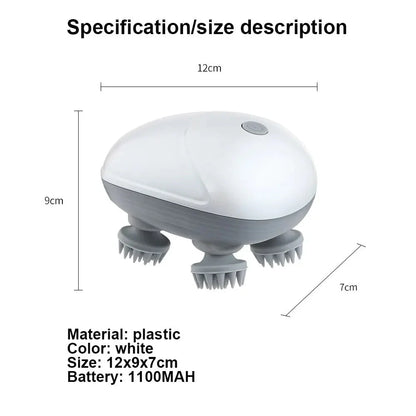 Stesh-Living Elektrische 3D hoofdhuid massager