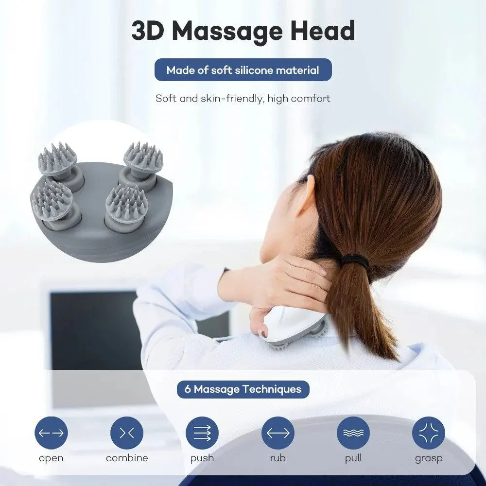 Stesh-Living Elektrische 3D hoofdhuid massager